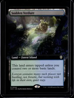 Sodden Verdure (Extended Art) - 44 - ECC - NM - MTG Magic the Gathering - Image 1
