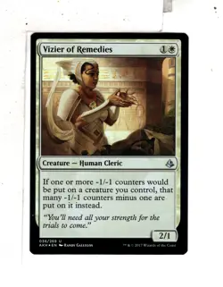 MTG SkeenAB Vizier of Remedies FOIL from Amonkhet. NM. - Image 1