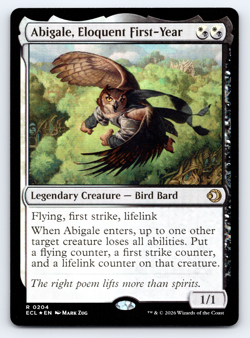 Abigale, Eloquent First-Year FOIL - Lorwyn Eclipsed MTG - Image 1