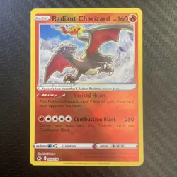 Radiant Charizard 020/159 - Crown Zenith Radiant Rare Pokemon TCG - NM Card - Image 1