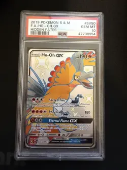 Ho-Oh GX SV50/SV94 Hidden Fates 2019 Pokemon PSA 10 Gem Mint SV50 - Image 1