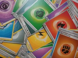 Pokemon TCG Basic Energy Card Lot - 100/200/300/500 - Various Sets - NM - Image 2