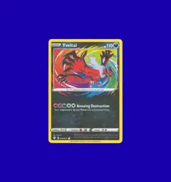 2021 Pokemon SWSH Shining Fates Yveltal 046/072 Amazing Rare Holo - Gem Mint - Image 1