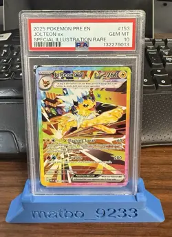 Pokemon Jolteon EX Special Illustration Rare Prismatic Evolutions 153/131 PSA 10 - Image 1