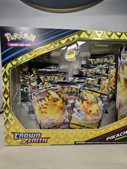 Pokemon TCG Crown Zenith Pikachu VMAX Factory Sealed Special Collection Box - Image 2