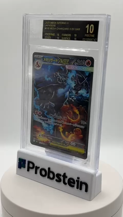 2025 Pokemon JPN Mega Inferno X #110 Mega Charizard X Ex SAR BGS 10 BLACK LABEL - Image 2