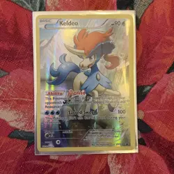 Pokemon Keldeo #XY118 Generations Ultra Rare Full Art Holo Promo Card - Image 1