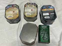 Pokemon Empty Tins Rayquaza, Lugia Gyarados Shiny, Ex, Fun Collection - Image 2