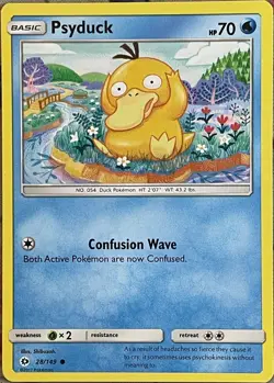 Psyduck - 28/149 - Sun & Moon Base Pokemon 2017 - Image 1