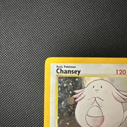 Pokemon Chansey TCG 3/130 Base Set 2 Holo Rare MP - Image 2