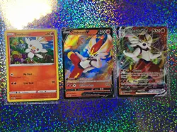 Pokemon TCG: Shining Fates 019/072 Cinderace VMAX; 035/192 Cinderace V - Image 1