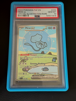 Pokemon TCG Mew Ex SIR 232/091 PSA 10 Gem Mint Paldean Fates - Image 1