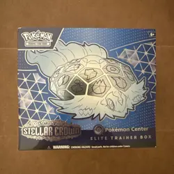 Pokemon Center (PKC) Stellar Crown (SCR) Elite Trainer Box (ETB) ✅ Brand New - Image 1