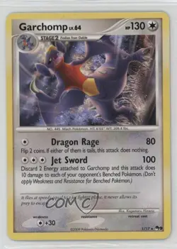 Garchomp Pokemon Organized Play Promotional Series 9 #1 2009 - Image 1