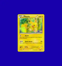 2016 Pokemon XY Generations Pikachu 26/83 Toys R Us Exclusive Holo Promo - Image 1