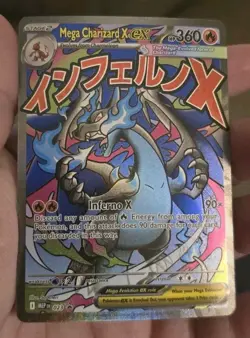 Mega Charizard X ex MEP 023 Black Star Promo UPC Pokemon TCG NM - Image 1