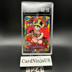 TAG GEM MINT 10 (970) Luffy P-110 Premium Card Collection ONE PIECE DAY 25 Japan - Image 1