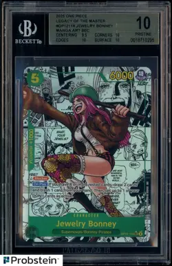 2025 One Piece Legacy of The Master OP12118 Jewelry Bonney Manga BGS 10 PRISTINE - Image 1