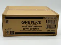 One Piece EB-02 Anime 25th Collection Extra Booster Box Case Sealed - Image 4