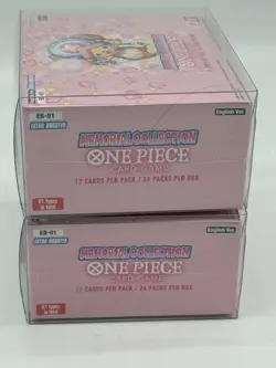 Lot of (2) One Piece Memorial Booster Boxes Sealed - Image 5