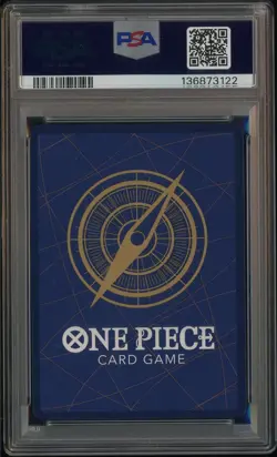 2022 One Piece OP01 EN Alternate Art Pre-Errata #047 Trafalgar Law PSA 10 GEM - Image 3