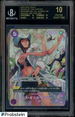 2023 One Piece Wings of Captain JPN Ms. All Sunday SP Foil BGS 10 BLACK LABEL - Image 1