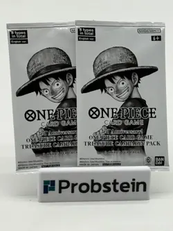 Lot of (2) One Piece English 3rd Anniversary Treasure Campaign Packs Sealed - Image 1