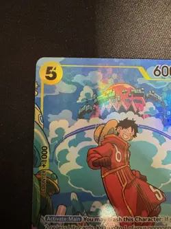 OP07-109 Monkey.D.Luffy : Treasure Rare Alternative Art English One Piece NM - Image 5
