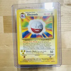 Vintage 1999 Electrode 21/102 Base Set Rare NM English Nintendo Pokemon Card - Image 1