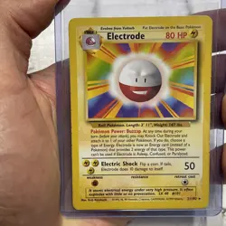 POKEMON ELECTRODE VINTAGE WOTC BASE SET NON-HOLO #21/102 NINTENDO RARE CARD LP - Image 1