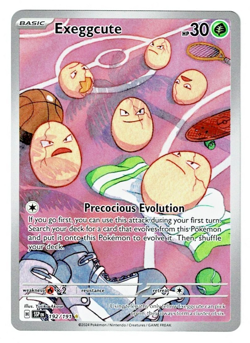 Pokemon Card TCG - Exeggcute 192/191 Illustration Rare Surging Sparks Near Mint - Image 1