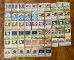 Pokemon TCG Vintage Lot 132 Cards Base Jungle 1st Edition WOTC (out of 64) - Image 3