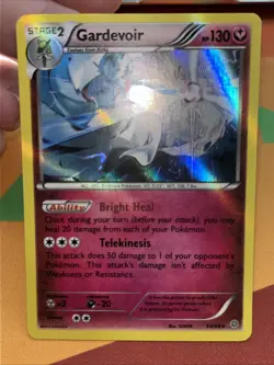 [Holo Bleed Error] Pokemon Card Gardevoir Holo Rare (54/98) Ancient Origins *LP* - Image 2