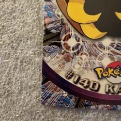 TOPPS 2000 POKEMON TV ANIMATION EDITION SERIES 2 KABUTO #140 SHINY TRADING CARD - Image 4