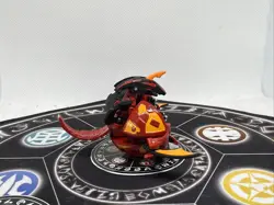 Bakugan Battle Brawlers Pyrus Orbit Helios Hex Spins & Card Painted - Image 3
