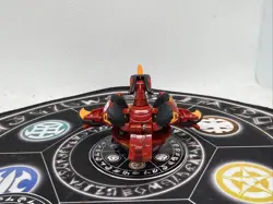Bakugan Battle Brawlers Pyrus Orbit Helios Hex Spins & Card Painted - Image 4