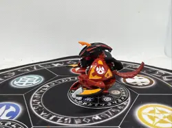 Bakugan Battle Brawlers Pyrus Orbit Helios Hex Spins & Card Painted - Image 5