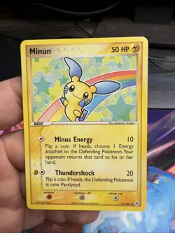 Pokemon EX Hidden Legends Minun Card 67/101 Non-Holo Common Great Shape See Pics - Image 1