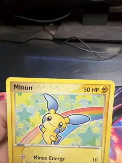 Pokemon EX Hidden Legends Minun Card 67/101 Non-Holo Common Great Shape See Pics - Image 2