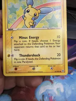 Pokemon EX Hidden Legends Minun Card 67/101 Non-Holo Common Great Shape See Pics - Image 3