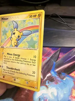 Pokemon EX Hidden Legends Minun Card 67/101 Non-Holo Common Great Shape See Pics - Image 4