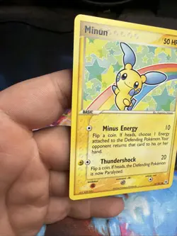 Pokemon EX Hidden Legends Minun Card 67/101 Non-Holo Common Great Shape See Pics - Image 5