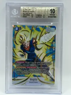 Dragon Ball Super Vegito SCR FB04-130 Ultra Limit Card BGS 10 Pristine - Image 1