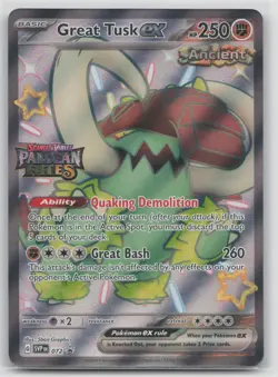 Pokemon Card Great Tusk ex - Promo SV: Scarlet & Violet Promo Cards 072 - Image 1