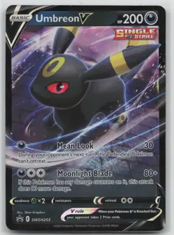 Pokemon Card Umbreon V - Promo SWSH: Sword & Shield Promo Cards SWSH203 - Image 1