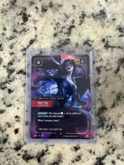 Riftbound TCG Origins Kaisa Survivor Card Champion Rare 039/298 Foil - LoL 39 - Image 1
