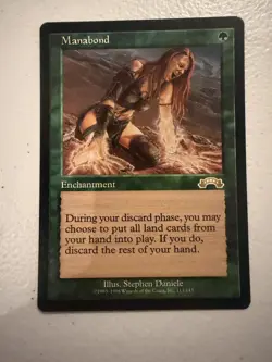 Magic The Gathering Manabond Exodus Regular Never Played - Image 1