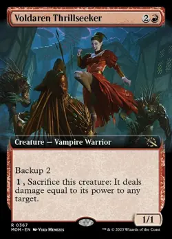Voldaren Thrillseeker - Extended Art - March of the Machine #0367 MTG Magic The - Image 1