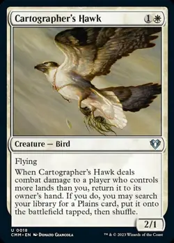 Cartographer's Hawk - Commander Masters #0018 MTG Magic The Gathering - Image 1