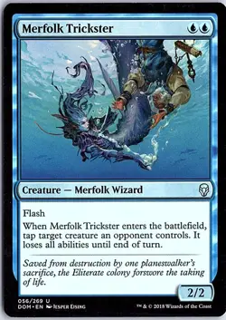 Merfolk Trickster U Dominaria 56 LP Magic - Image 1
